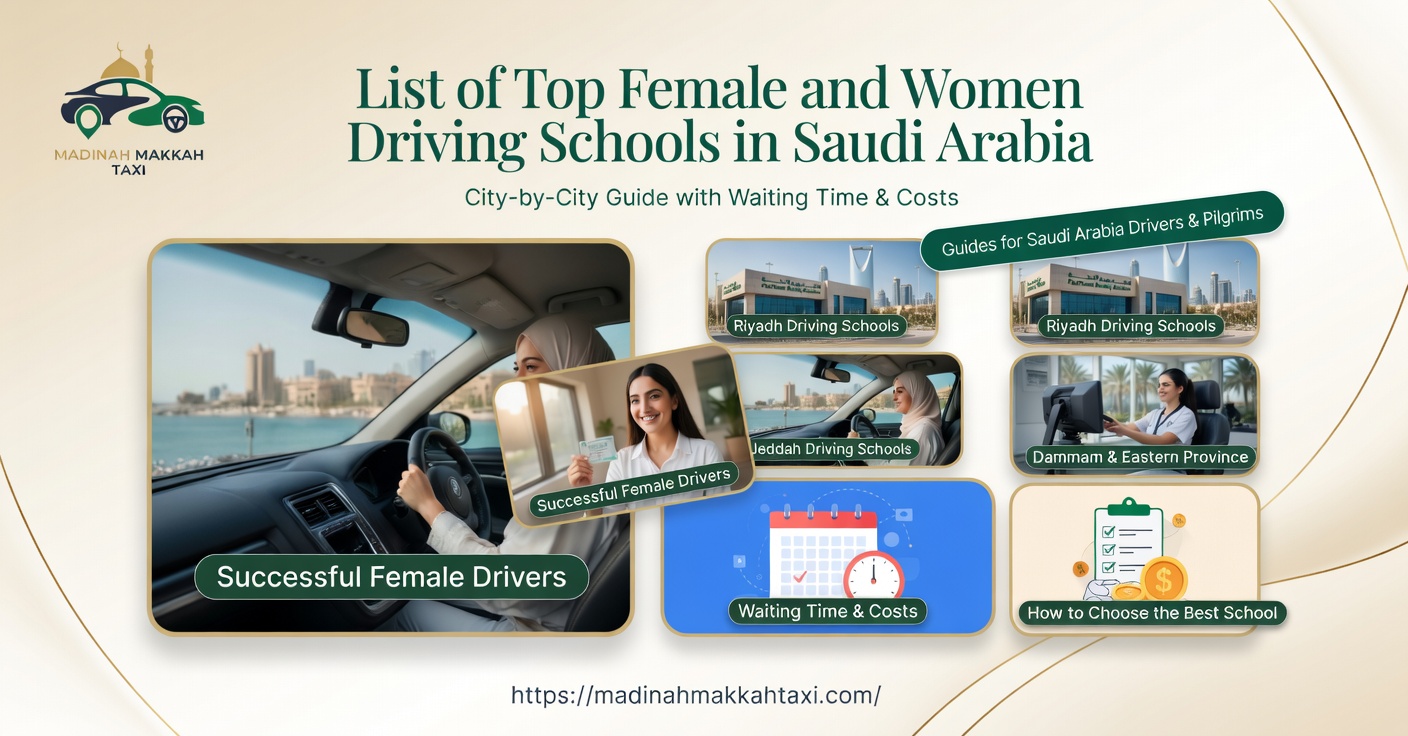 List of Top Female and Women Driving Schools in Saudi Arabia